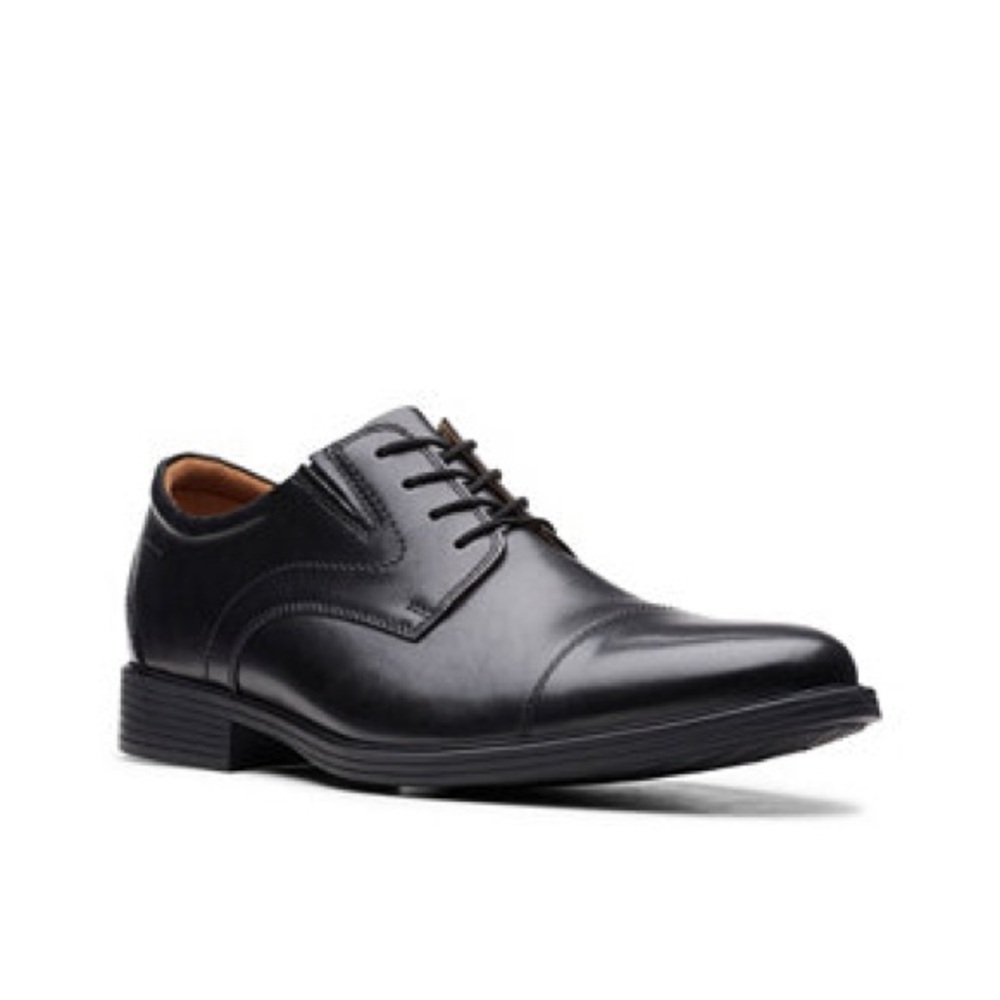 Clarks Men's Whiddon Cap-Toe Oxfords- Size 10M